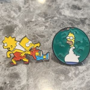 The Simpsons Enamel Pins